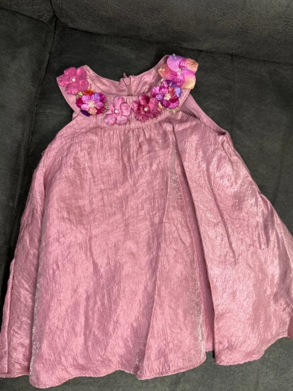 Shimmer Lilac flower dress